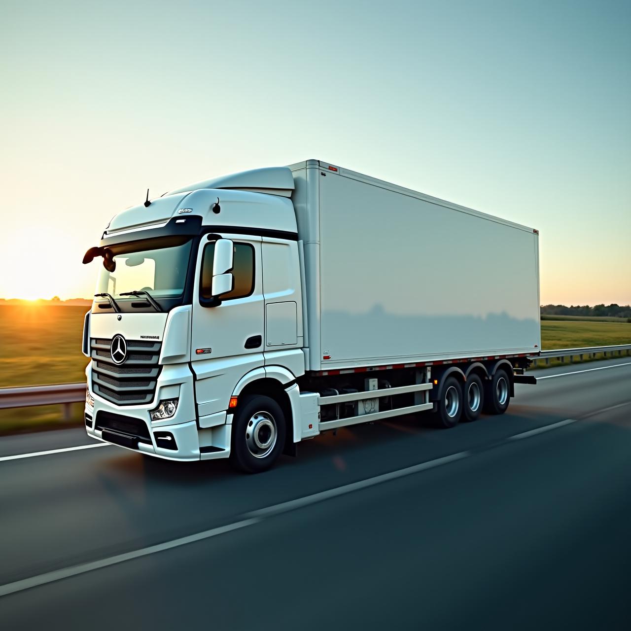 Nowoczesna flota transportowa w ruchu